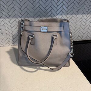 Gray Michael Kors Hamilton tote